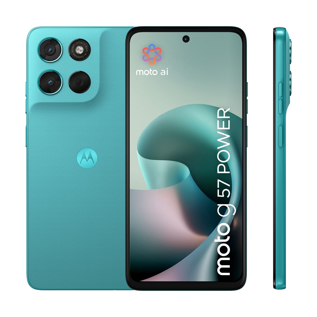 Motorola moto g57 power 5G 12GB/256GB Turquesa (PANTONE Fluidity) Dual SIM