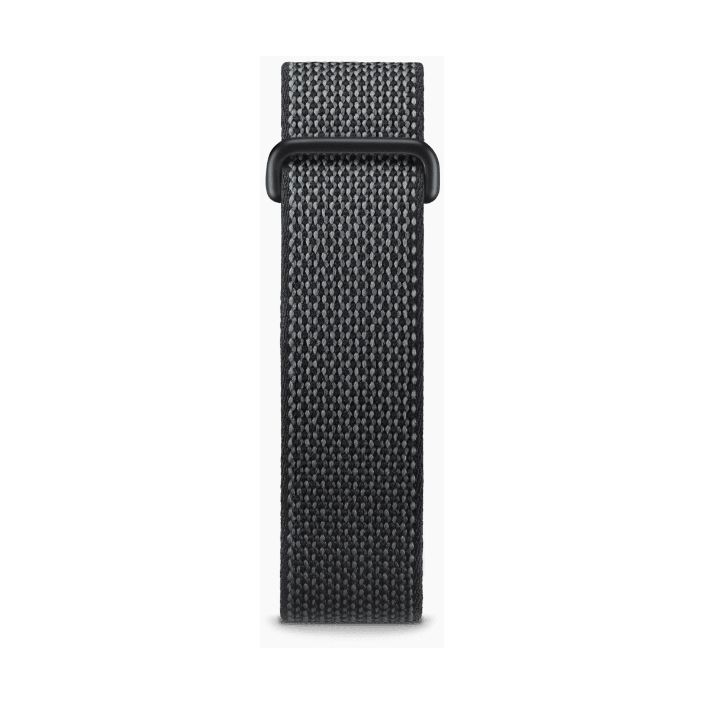 Fitbit Google Air, Obsidian, EU Bluetooth Negro (Black) + correa Textil, Poliuretano Negro