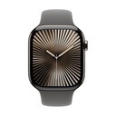 Apple Watch Series 10 GPS + Cellular 46mm Titanio Natural y Correa Deportiva Gris (Stone Grey) - Talla M/L