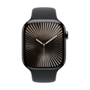 Apple Watch Series 10 GPS + Cellular 46mm Titanio Negro (Slate) y Correa Deportiva Negra - Talla S/M