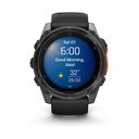 Garmin Fénix 8 AMOLED 51mm GPS Gris con Correa de Silicona Negra