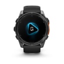 Garmin Fénix 8 AMOLED 51mm GPS Gris con Correa de Silicona Negra