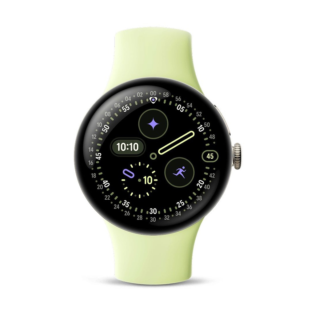 Google Pixel Watch 4 41mm LTE Oro (Champagne Gold) y Correa Verde Lima (Lemongrass) GA10834-EU