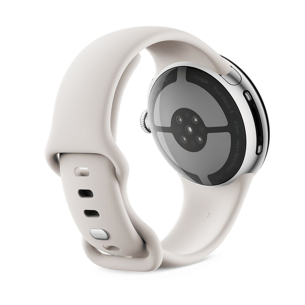 Google Pixel Watch 4 41mm LTE Plata (Silver) y Correa Blanco (Porcelain) GA10829-EU