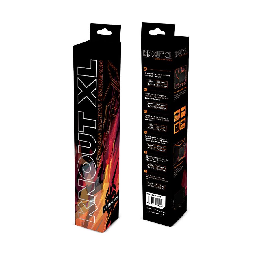 Krom Knout XL mat / 900 x 350 x 3 mm