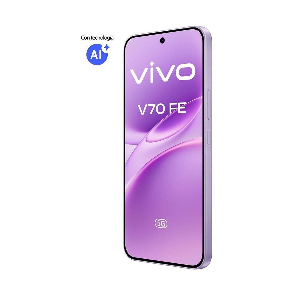 Vivo V70 FE 5G 8GB/512GB Púrpura (Muse Purple) Dual SIM Incluye Cargador + Auriculares
