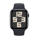 Apple Watch SE (2ª Gen) 2024 GPS + Cellular 44mm Aluminio y Correa Deportiva Negro (Midnight) - Talla M/L