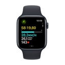 Apple Watch SE (2ª Gen) 2024 GPS + Cellular 44mm Aluminio y Correa Deportiva Negro (Midnight) - Talla M/L