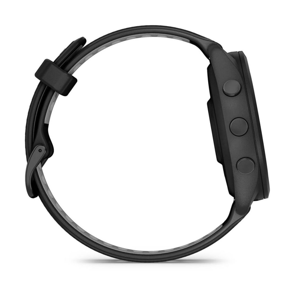 Garmin Forerunner 265 46mm GPS Bisel y Carcasa Negro con Correa de Silicona Negro/Gris