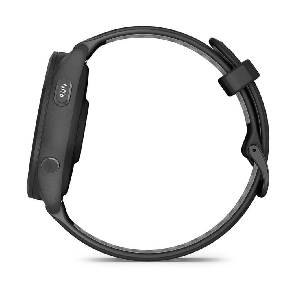 Garmin Forerunner 265 46mm GPS Bisel y Carcasa Negro con Correa de Silicona Negro/Gris