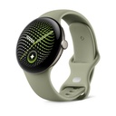 Google Pixel Watch 5 45mm Bluetooth Aluminio Dorado (Satin Pyrite) y correa deportiva Verde (Olive)