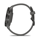Garmin Venu 3S 41mm Bisel de Acero Inoxidable Gris con Correa de Silicona Gris (Pebble Grey)