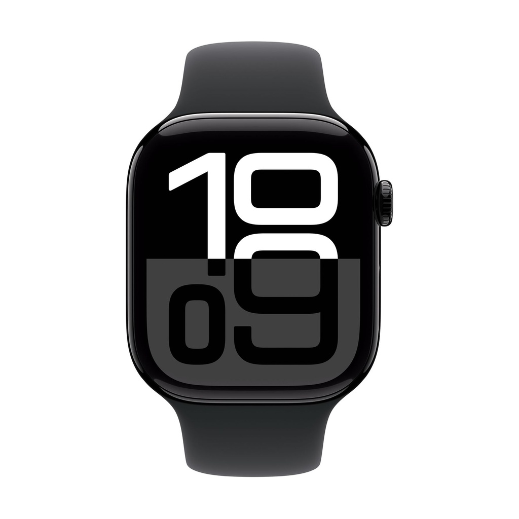 Apple Watch Series 10 GPS + Cellular 46mm Aluminio Negro (Jet Black) y Correa Deportiva Negra - Talla M/L