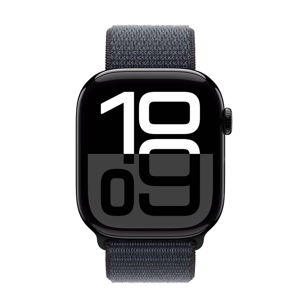 Apple Watch Series 10 GPS + Cellular 46mm Aluminio Negro (Jet Black) y Correa Deportiva Loop Negra