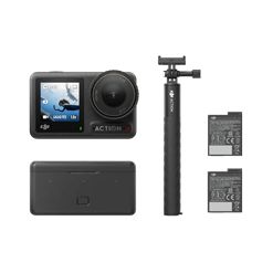 DJI Osmo Action 4 Adventure Combo Cámara de Acción 4K Negro (Black)