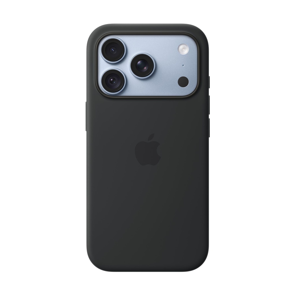 Funda de silicona Apple con MagSafe para el iPhone 18 Pro - Negro