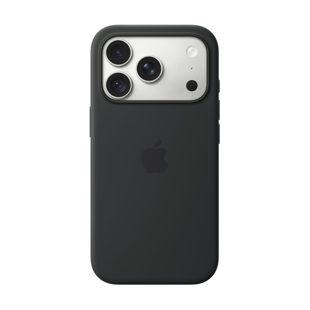 Funda de silicona Apple con MagSafe para el iPhone 18 Pro - Negro