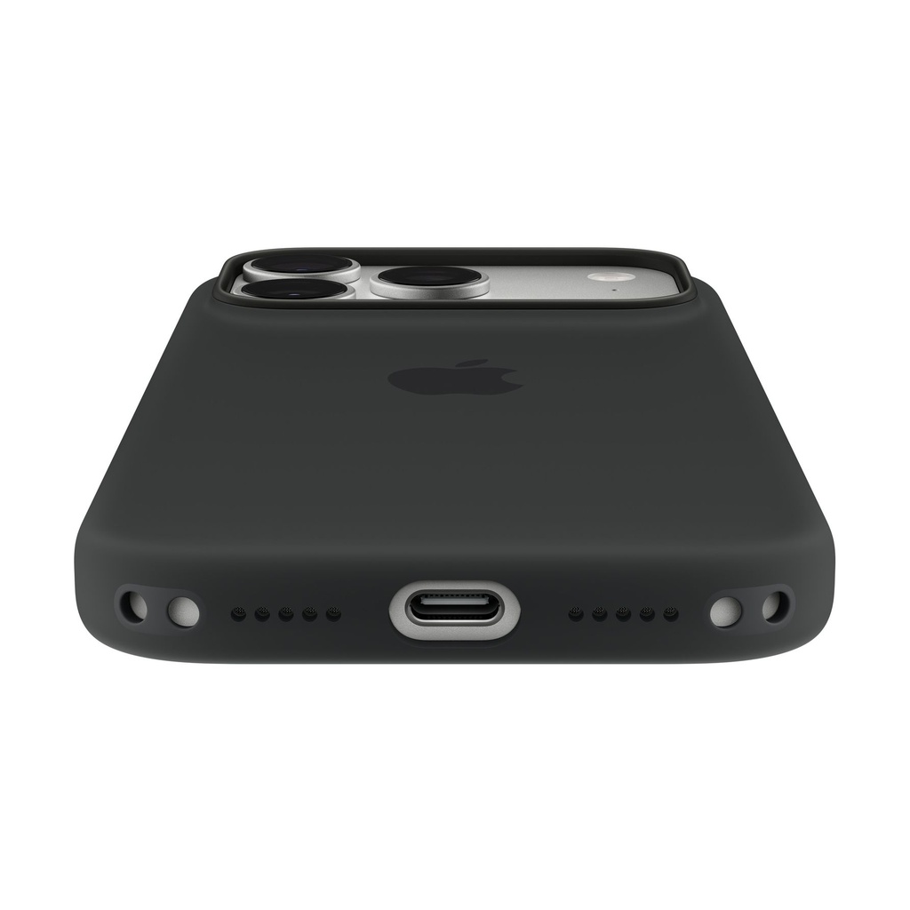 Funda de silicona Apple con MagSafe para el iPhone 18 Pro - Negro