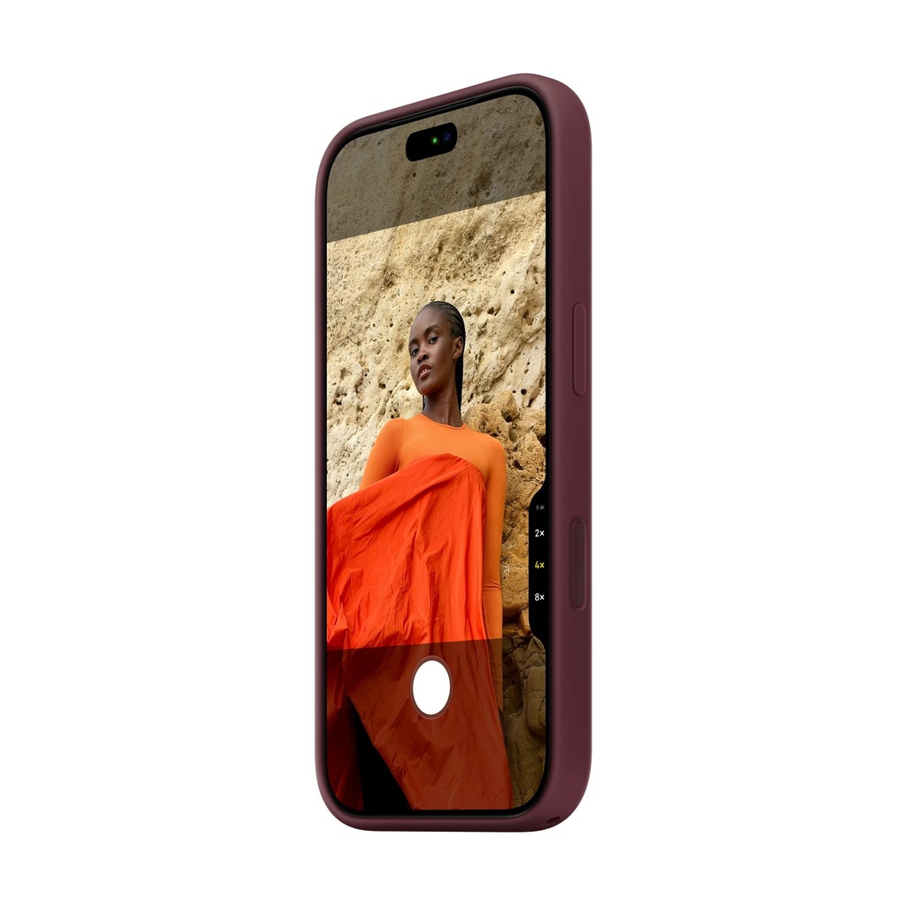Funda de silicona Apple con MagSafe para el iPhone 18 Pro - Burdeos