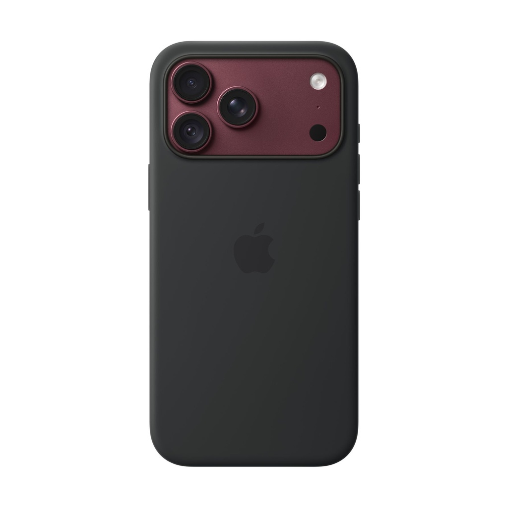 Funda de silicona Apple con MagSafe para el iPhone 18 Pro Max - Negro