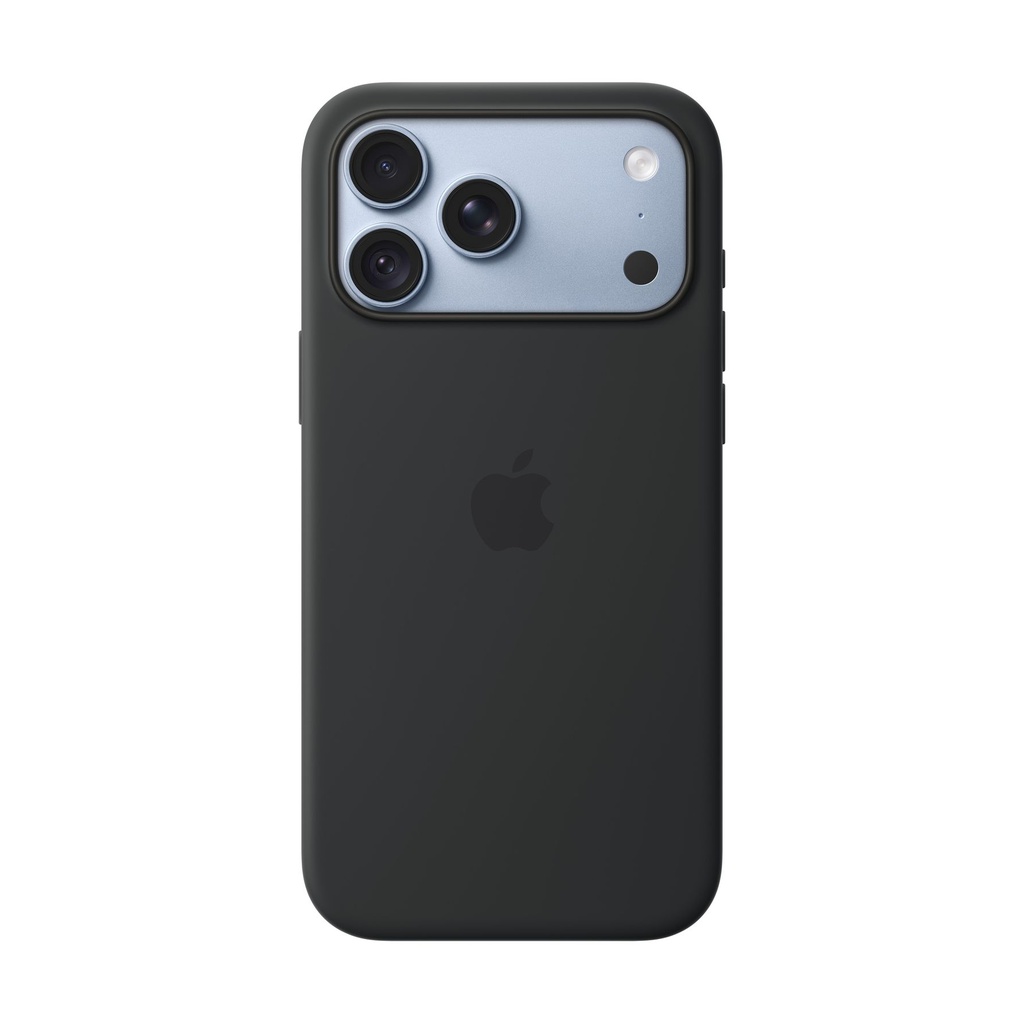 Funda de silicona Apple con MagSafe para el iPhone 18 Pro Max - Negro