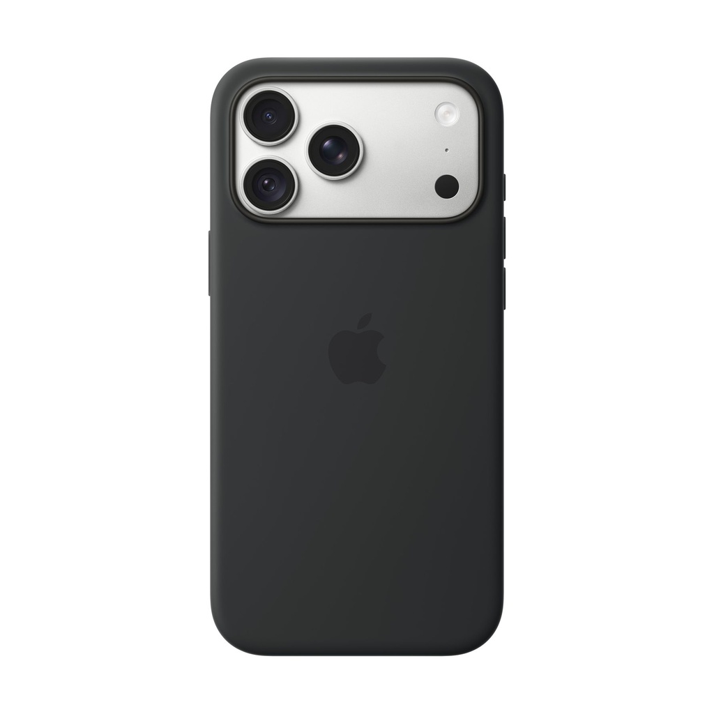Funda de silicona Apple con MagSafe para el iPhone 18 Pro Max - Negro