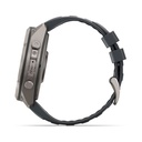 Garmin fēnix 9 Pro 4G 47 mm Titanio (Titanium) + correa Silicona Grafito, Negro