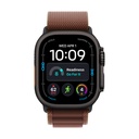 Apple Watch Ultra 4 GPS + Cellular 49mm Titanio Negro con Correa Alpine Loop Burdeos (Burgundy ) - Talla M