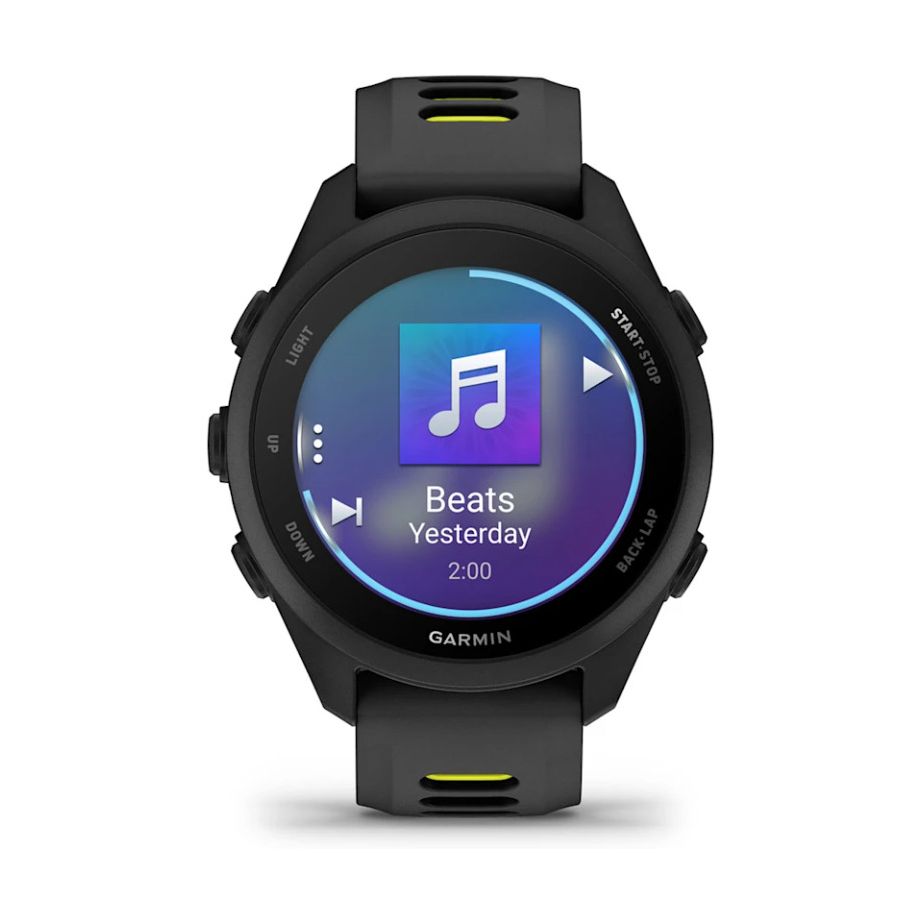 Garmin Forerunner 170 Music 42mm Smartwatch Negro con Correa Negro/Amarillo