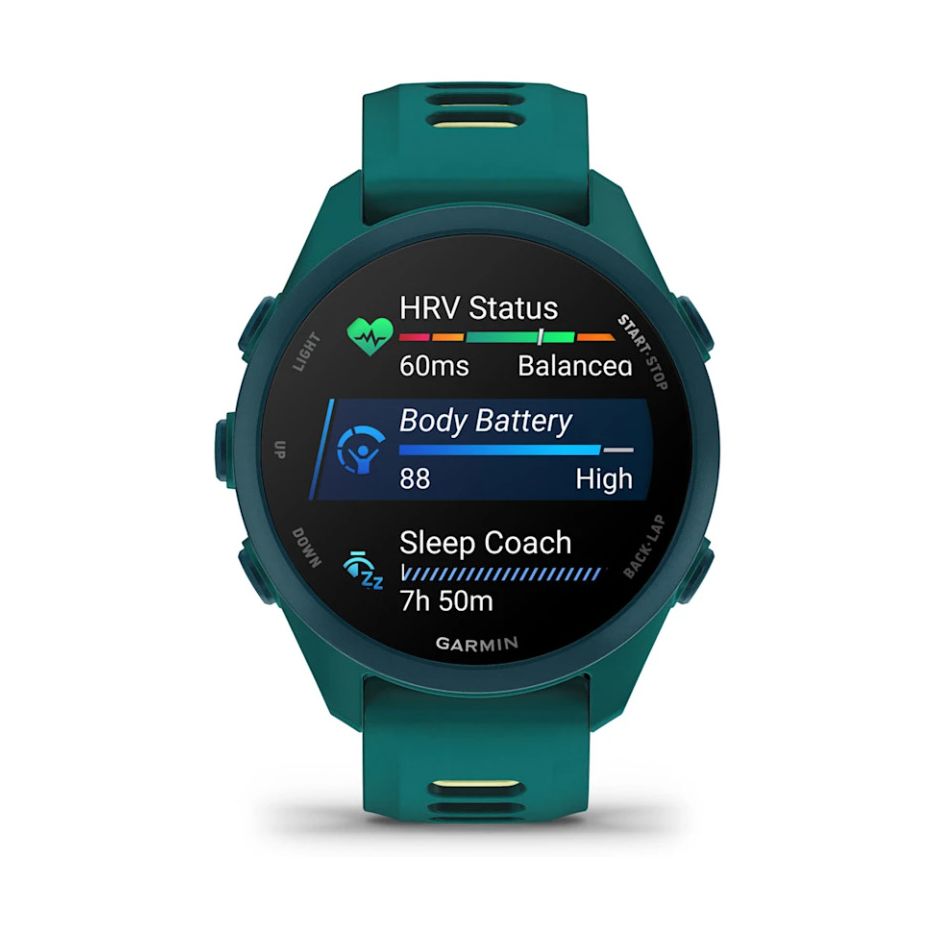 Garmin Forerunner 170 Music 42mm Smartwatch Verde con Correa Verde/Amarillo