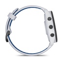 Garmin Forerunner 265 46mm GPS Bisel Negro con Correa Silicona Blanco/Azul