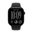 Apple Watch Series 12 GPS 42mm Aluminio Negro y Correa Deportiva Negra - Talla M/L