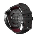 Motorola moto watch ultra 4G 46 mm Acero inoxidable (Stainless steel) + correa Silicona, Cuero Negro, Burdeos