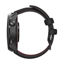 Motorola moto watch ultra 4G 46 mm Acero inoxidable (Stainless steel) + correa Silicona, Cuero Negro, Burdeos