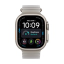 Apple Watch Ultra 4 GPS + Cellular 49mm Titanio Natural con Correa Ocean Gris Traslúcido