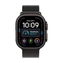 Apple Watch Ultra 4 GPS + Cellular 49mm Titanio Negro con Correa Milanese Loop Negro (Black) - Talla M
