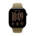 Apple Watch Series 12 GPS + Cellular 42mm Aluminio Bronce Oscuro y Correa Deportiva Verde Oliva - Talla S/M
