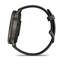 Garmin Venu 4 GPS 45mm Acero Inoxidable Negro (Slate) y Correa Silicona Negro (Black)