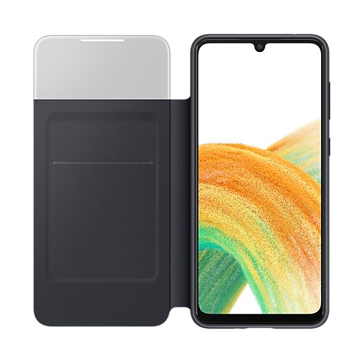 Samsung S View Wallet Cover Black, für Samsung Galaxy A33 5G, EF-EA336PB