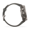 Garmin Fenix 9 Titanio con Correa de Silicona Gris