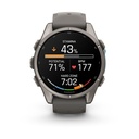 Garmin Fenix 9 Titanio con Correa de Silicona Gris