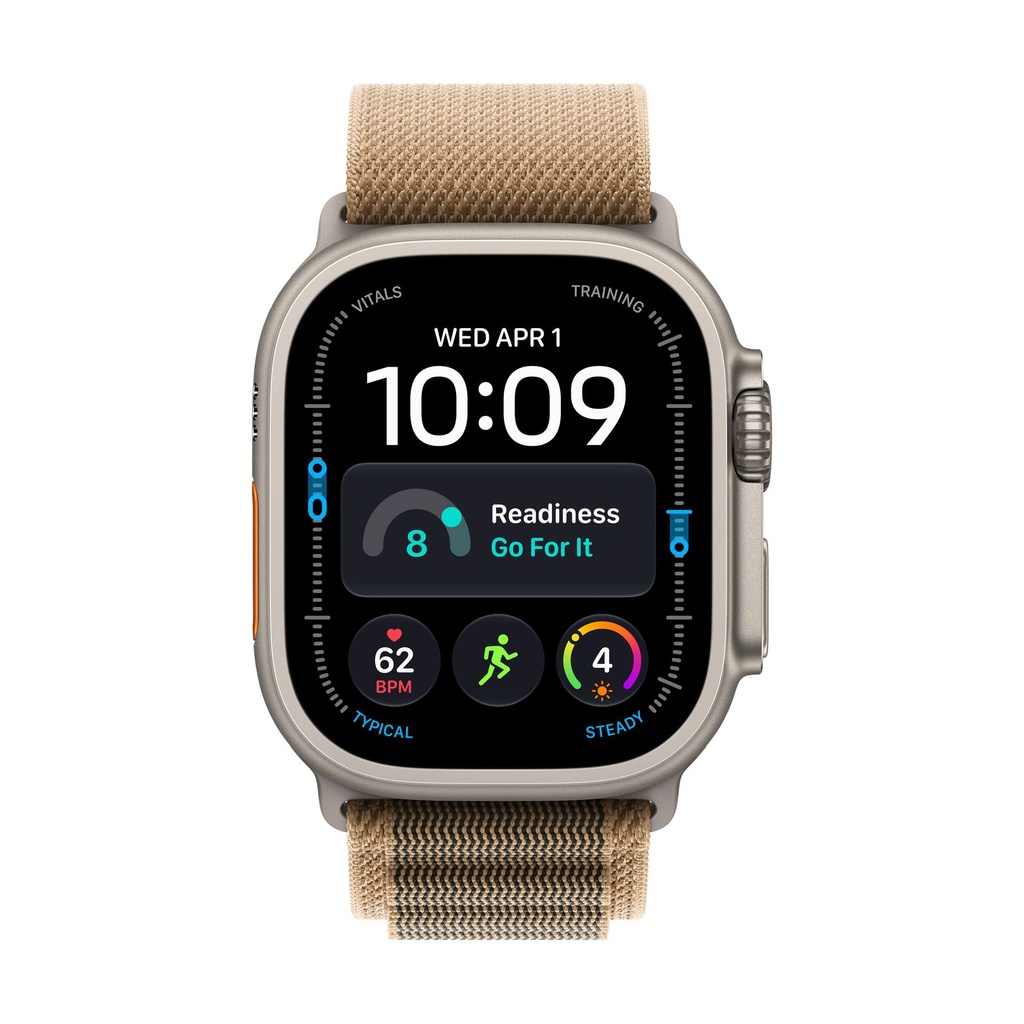 Apple Watch Ultra 4 GPS + Cellular 49mm Titanio Natural con Correa Alpine Loop Arena (Desert) - Talla M