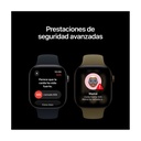 Apple Watch Series 12 GPS + Cellular 46mm Titanio Oro Brillante con Correa Milanese Loop Oro Brillante M/L