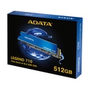 ADATA SSD LEGEND 710 512GB PCIe Gen3 x4 NVMe 1.4