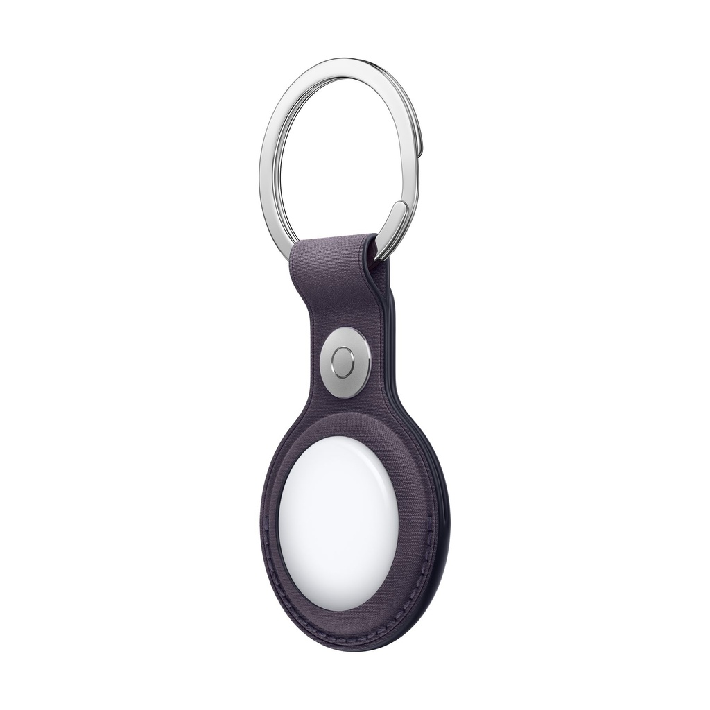 AIRTAG FINEWOVEN KEY RING MID PURP