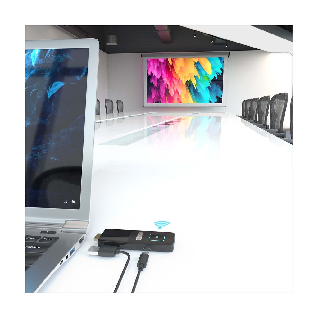 Adaptador/Transmisor de vídeo inalámbrico HDMI Aisens ASWL-H2K30M001-BK