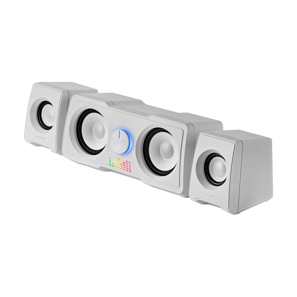 Mars Gaming MS22W/ 35W/ 2.2/ White Speakers