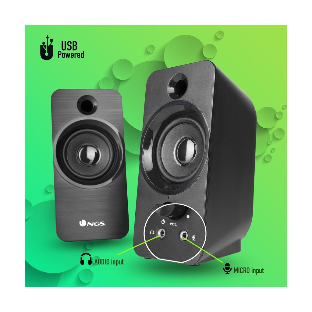 Altavoces NGS SB350/ 12W/ 2.0