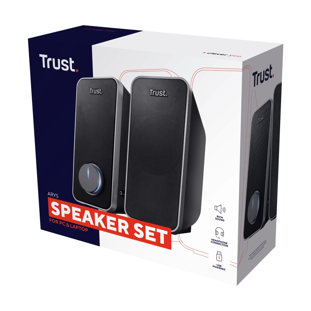 Altavoces Trust Arys/ 28W/ 2.0