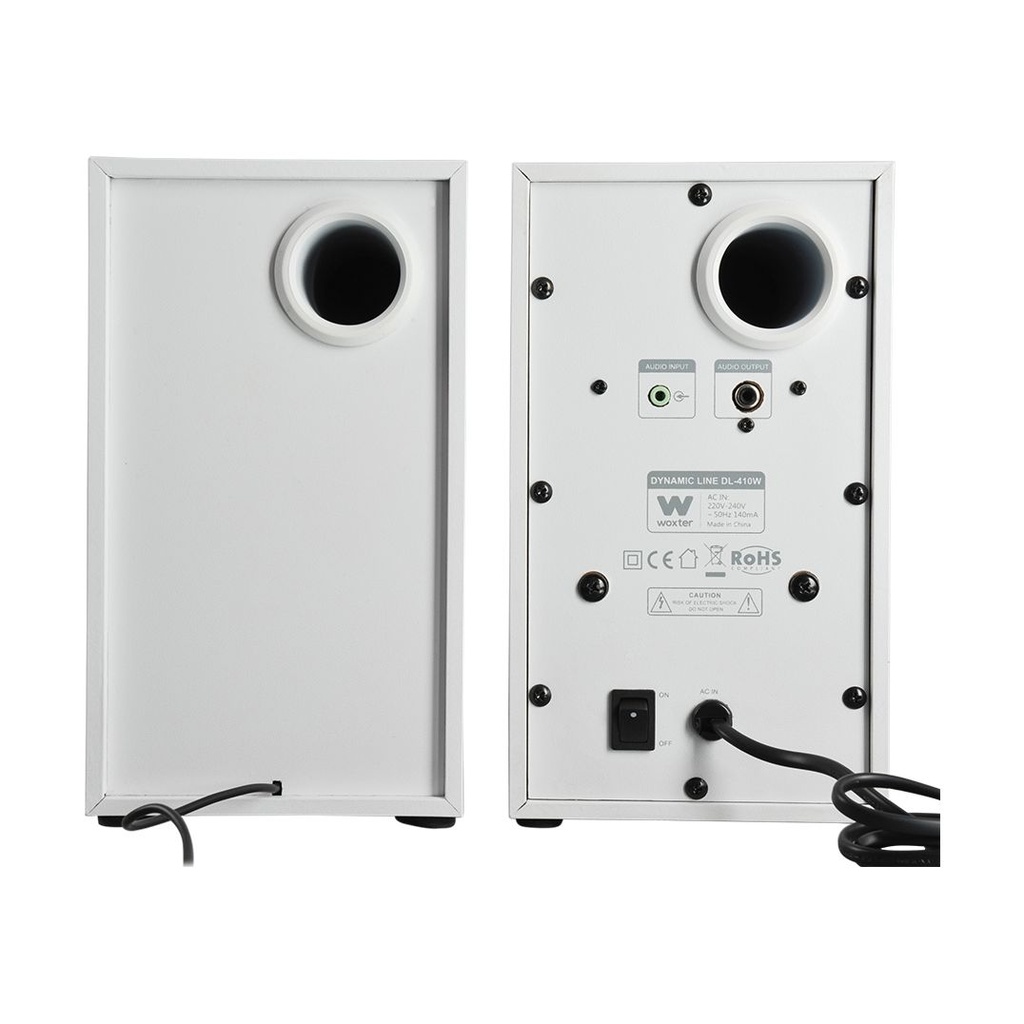 Altavoces Woxter Dynamic Line DL-410/ 150W/ 2.0/ Blanco